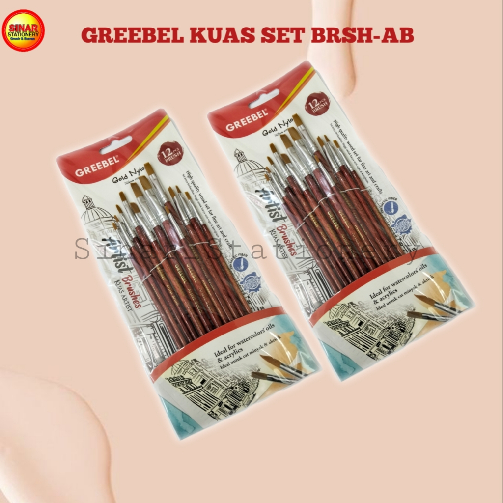 

GREEBEL KUAS SET BRSH-AB-12F