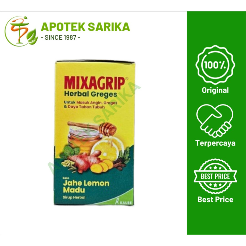 

Mixagrip Herbal Greges 1 Box Isi 6 Sachet