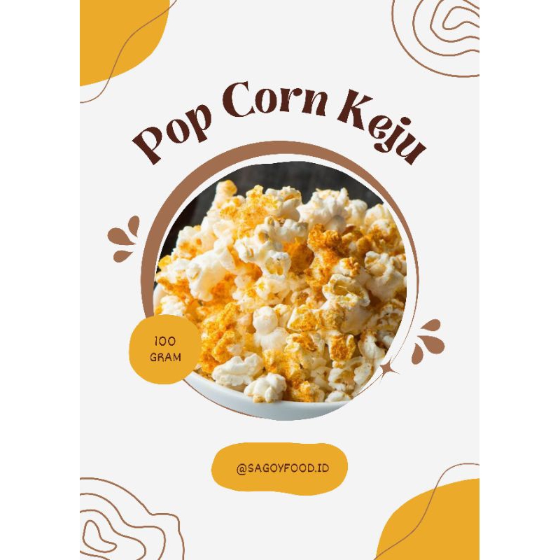 

Popcorn Rasa Keju 100gram - Pop Corn Keju 100gram - Popcorn 100gram