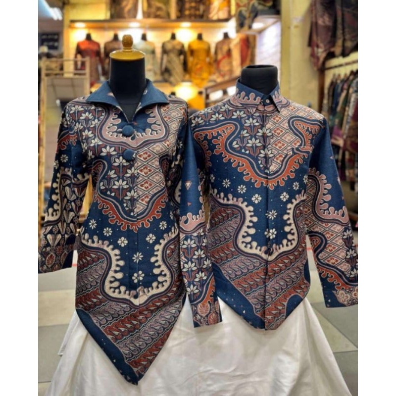 Batik couple dobby laseman solo kombinasi tulis full furing trikot