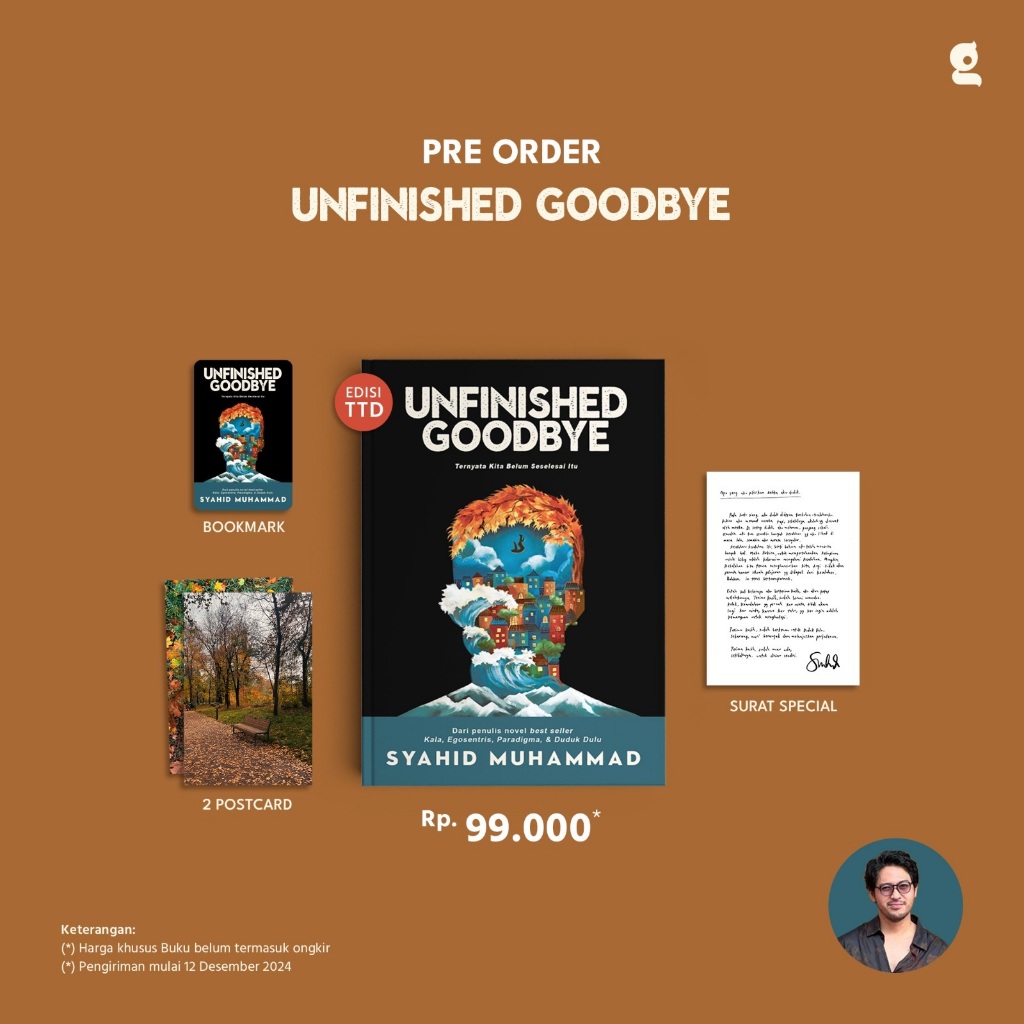Ready Stok  Egosentris Buku Unfinished Goodbye -Ternyata Kita Belum Seselesai Itu - Syahid Muhammad