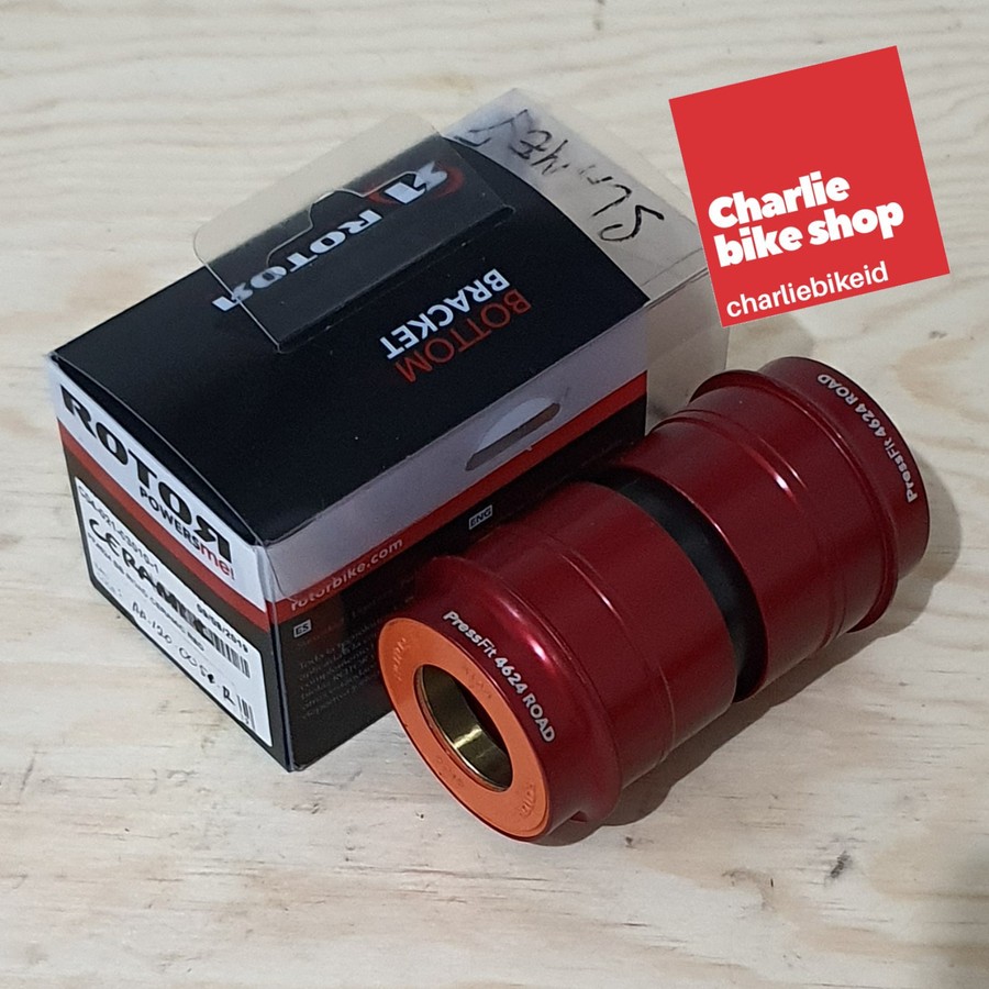 Bottom Bracket BB ROTOR PF4624 PF30 Ceramic Red