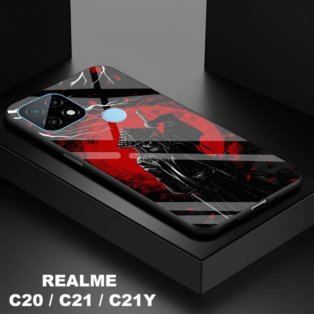 Softcase Kaca Kilau Realme C20 / C21 C21Y - Softcase Kaca Realme C20 / C21 C21Y - Softcase Kaca Kila