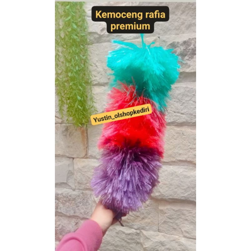 Sulak rafia premium/ Kemoceng rafia tebal/ kemoceng rafia halus
