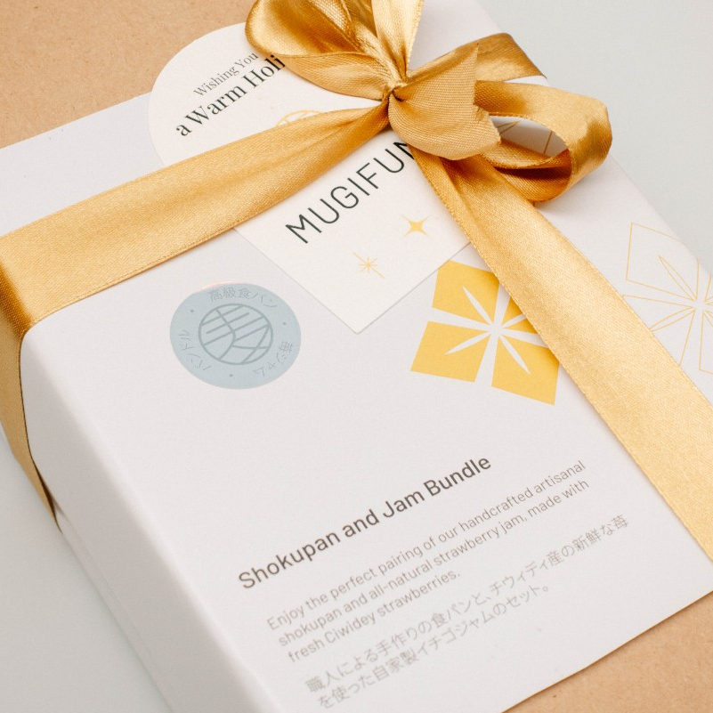 

Mugifumi New Year Holiday Hampers - Shokupan & Jam Bundle