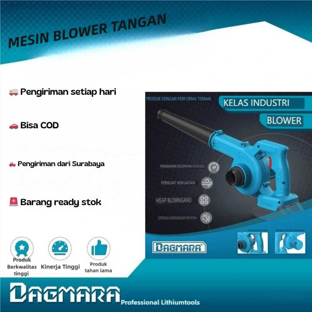 DAGMARA Mesin Blower Tangan Baterai Cordless Blower TOOLS 21V mesin blower portabel