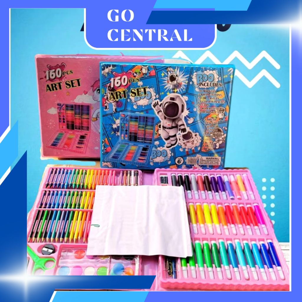

{GC} CRAYON ISI 160PCS CRAYON ANAK SET LENGKAP ART SET MEWARNAI