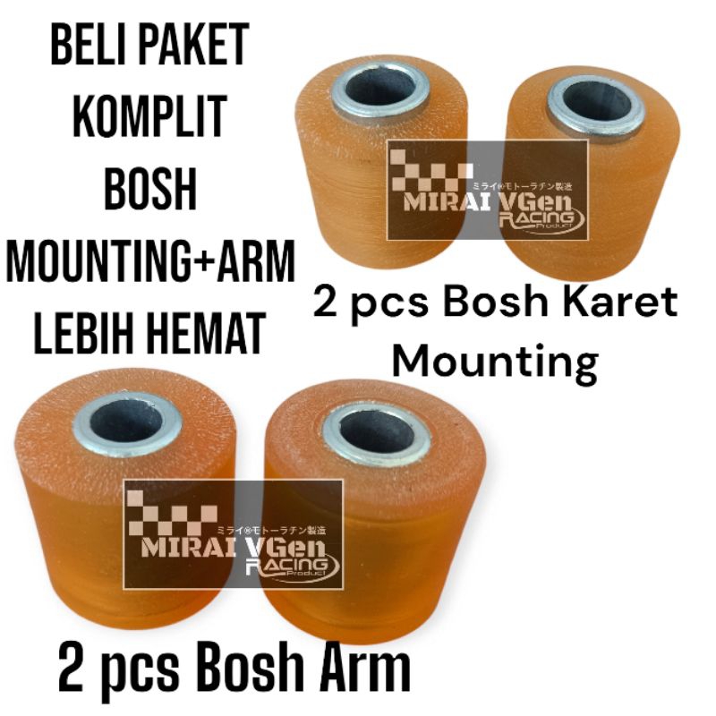 Bosh Arm Mounting Karet PU PNP Yamaha Mio,X Ride, Xeon, Fino, Nouvo