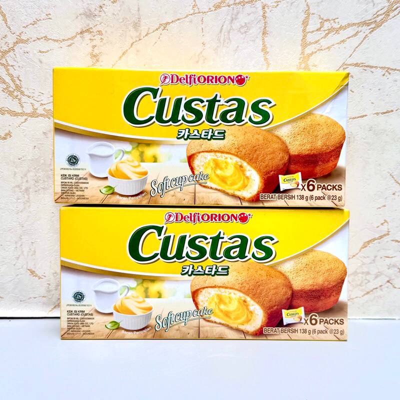 

Delfi Orion Custas Custard Cake 6P Softcake