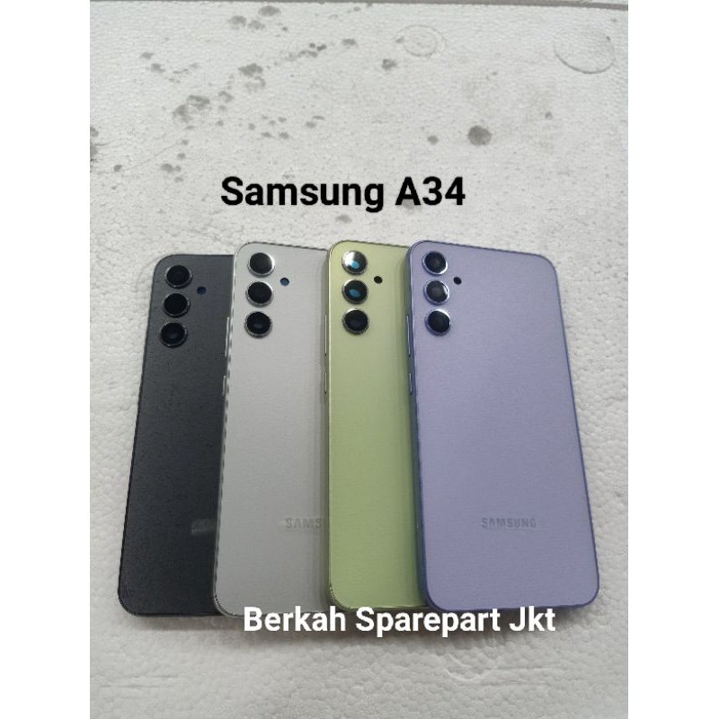 BACKDOOR + BEZEL + FRAME LCD SAMSUNG A34 ORI