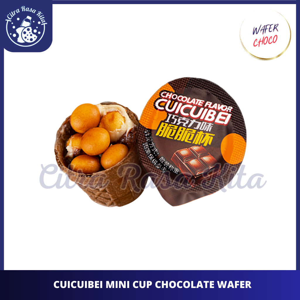 

Cuicuibei Mini Cup Chocolate Wafer 6gr (pcs)