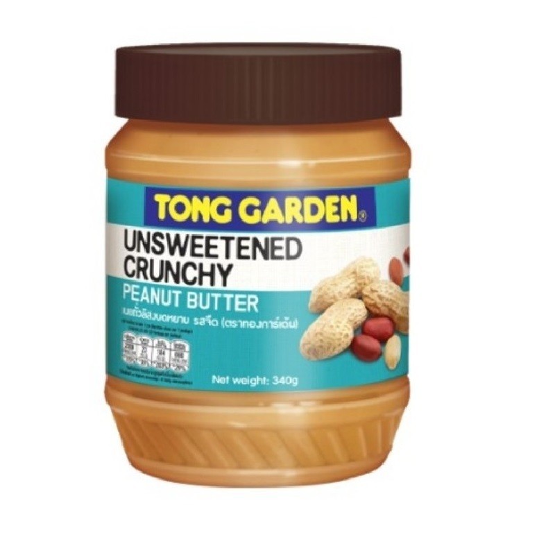 

selai peanut butter tong garden unsweetened crunchy 340