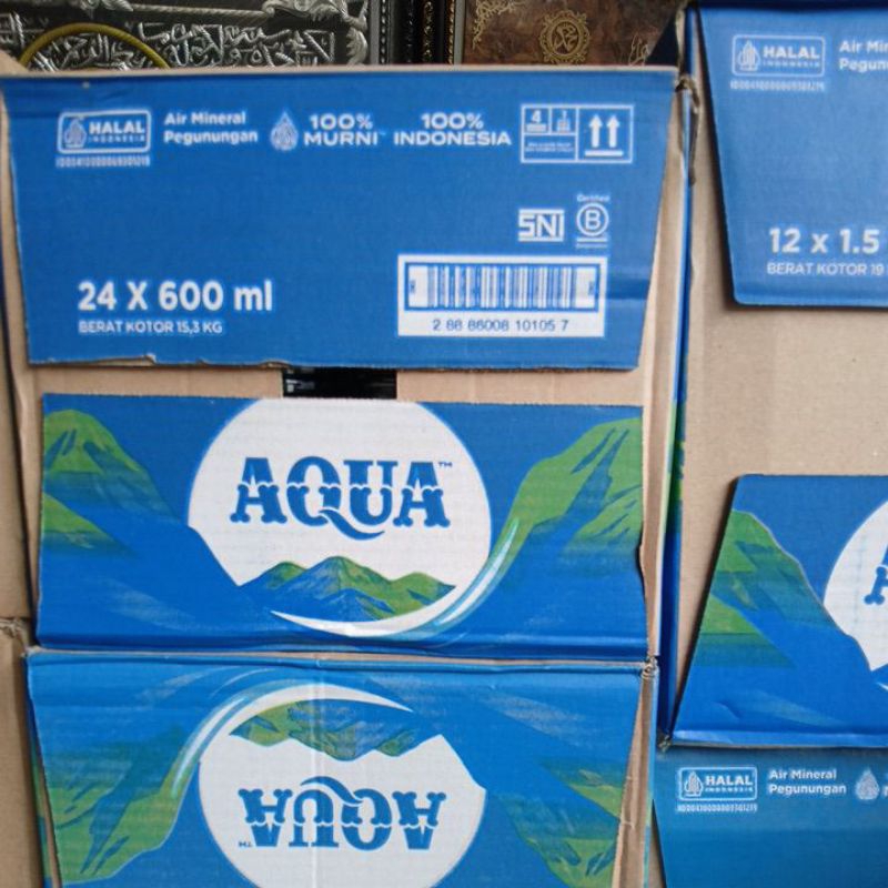 

Aqua Air Mineral Pegunungan Murni Indo 24 x 600 ml