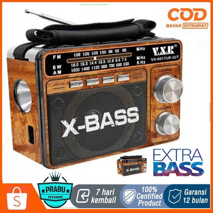 X-BASS FM Receiver EXTRA BASS Radio Bluetooth Portable Mitsuyama X-Bass MS 4020 BT Classic NEW PROMO