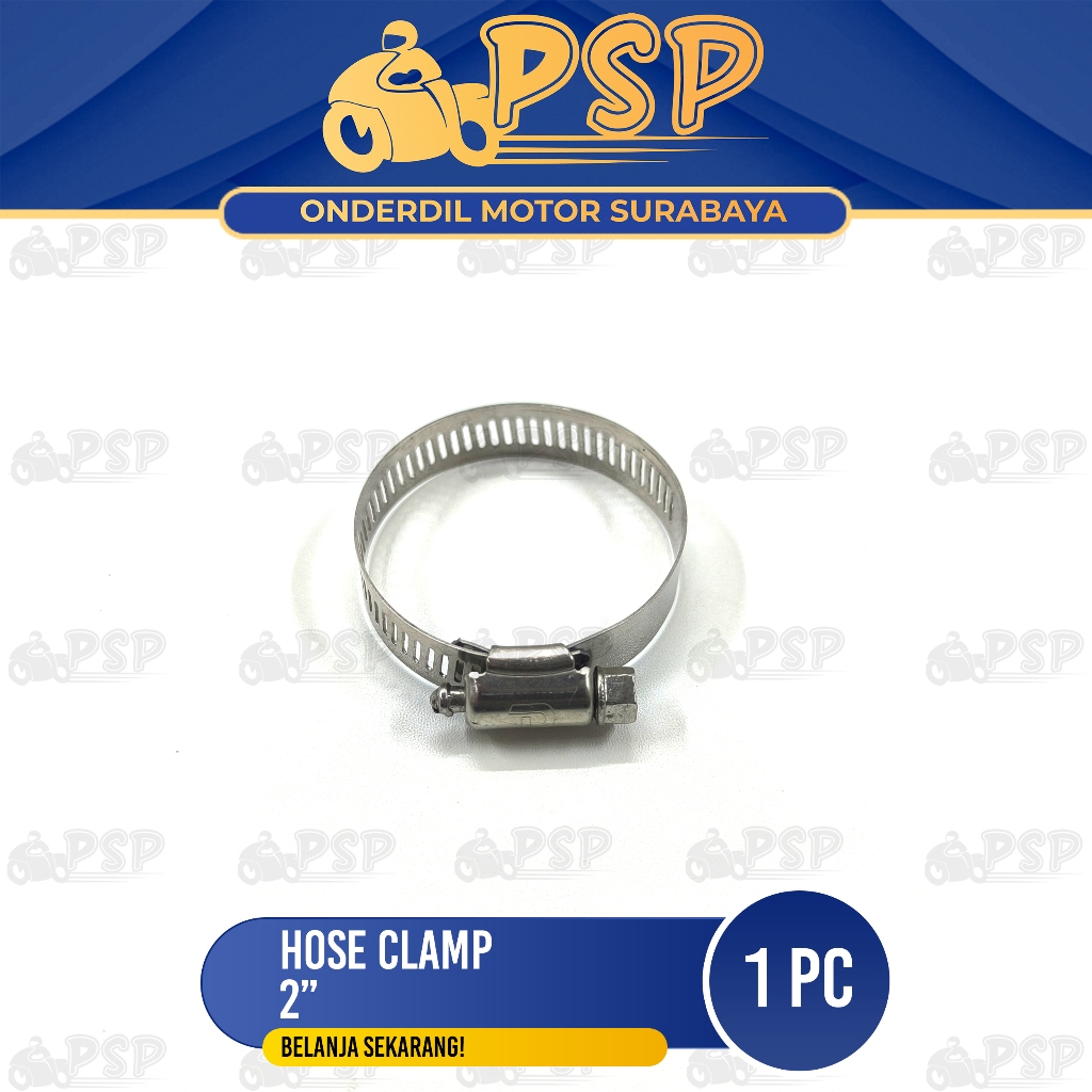 Hose Clamp 2 Inch - Klem Claim Karbu PE 28 Karburator PE 28 Pengencang Pengikat Lubang Selang