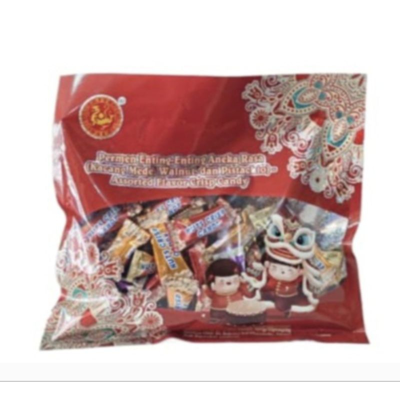 

assorted crispy candy barongsai cny 400gram permen imlek