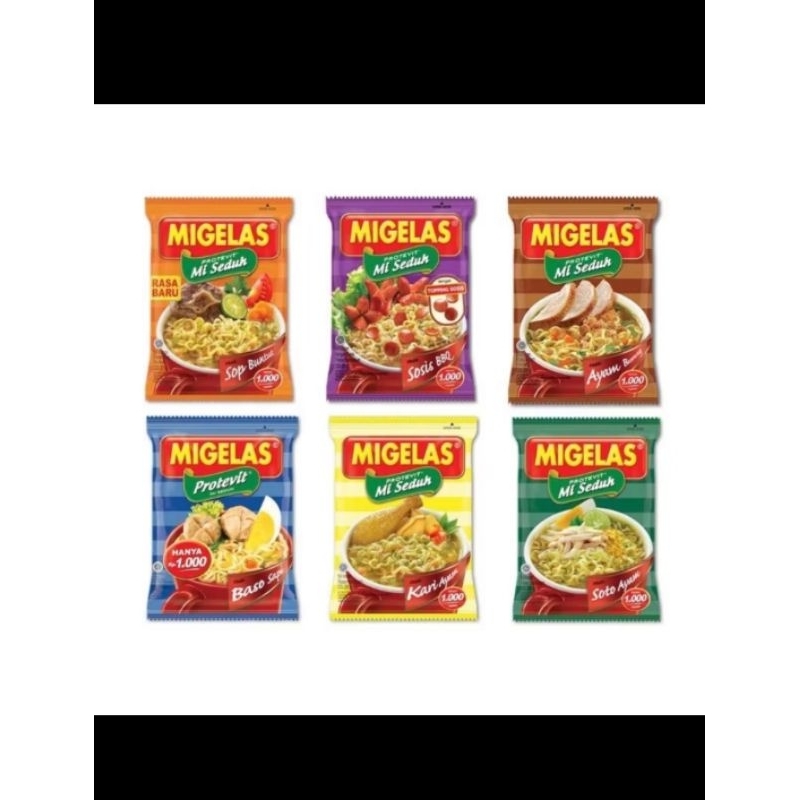 

Migelas kemasan Renceng isi 10 Sachet