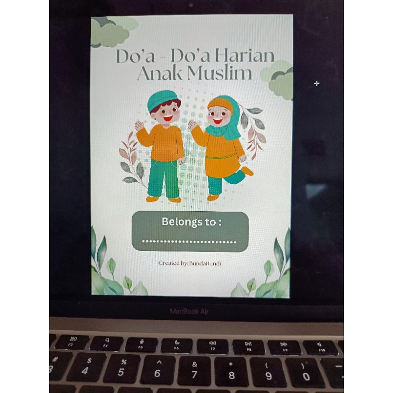 POSTER DOA DOA HARIAN ANAK MUSLIM (PDF)