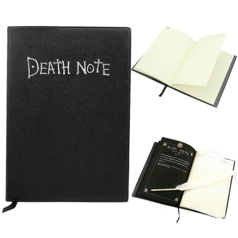 Buku Death Note / Buku Tulis Death Note Bergaris / Buku Catatan Death Note Dengan Pena Bulu Anime