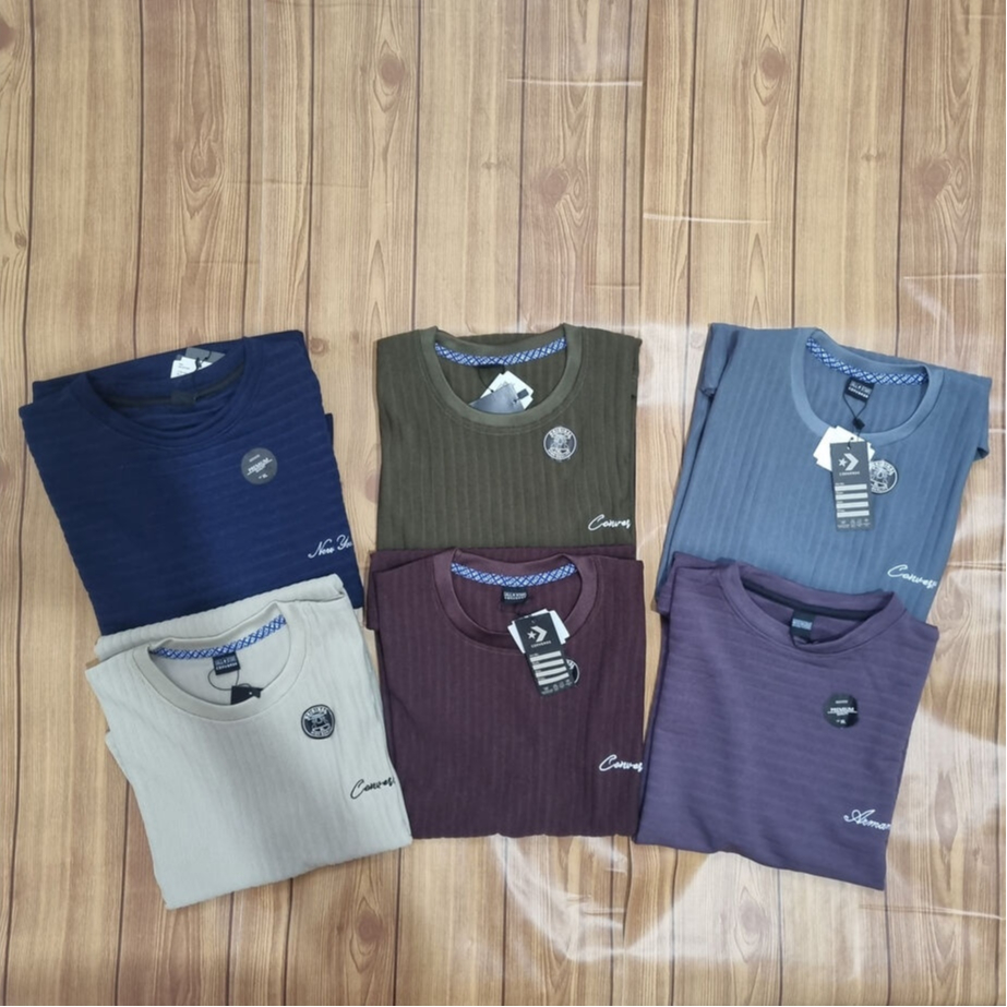 Kaos Crew Neck Pria Lengan Pendek – Basic Men's Crew Neck, Gaya Simple dan Stylish