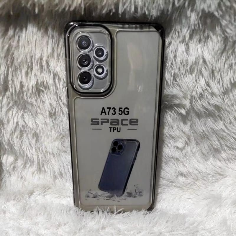 Case Bening Hitam SAMSUNG A73 5G Silikon Space TPu