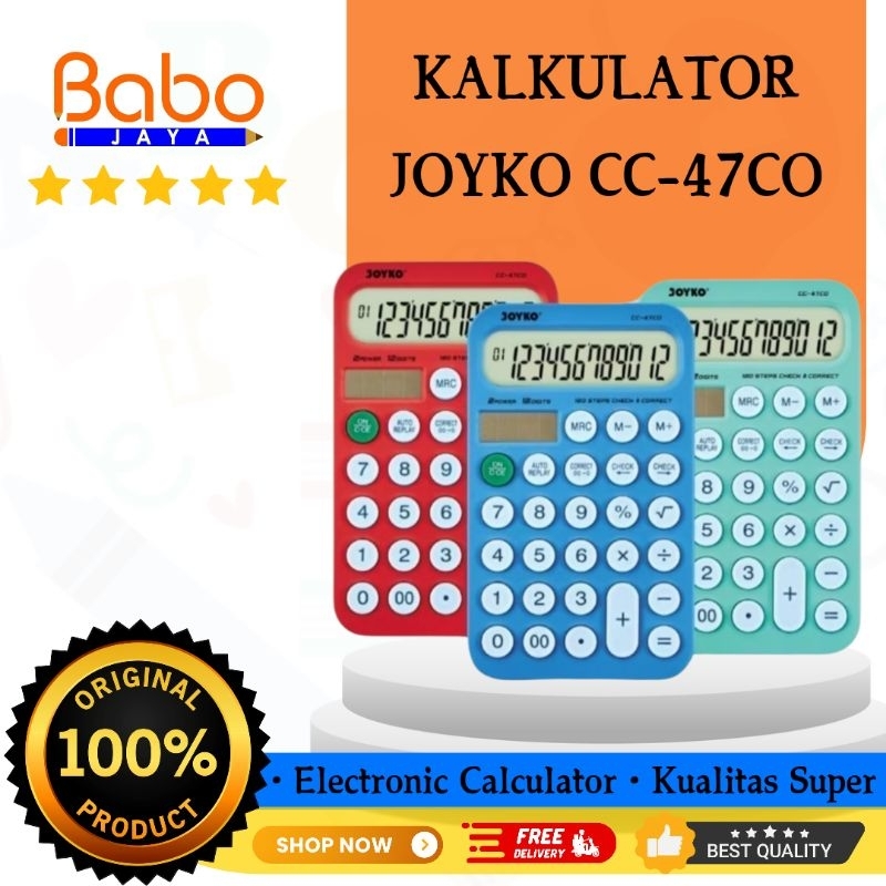 

BABO JAYA Kalkulator Joyko CC-47CO