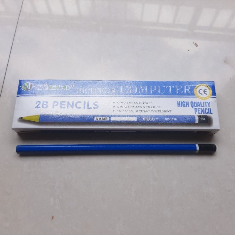 

Pensil 2B Murah Sieco Biru (Lusin)