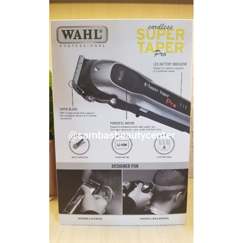 WAHL Super Taper Pro Cordless Original / Mesin Pencukur Rambut Wireless Tanpa Kabel