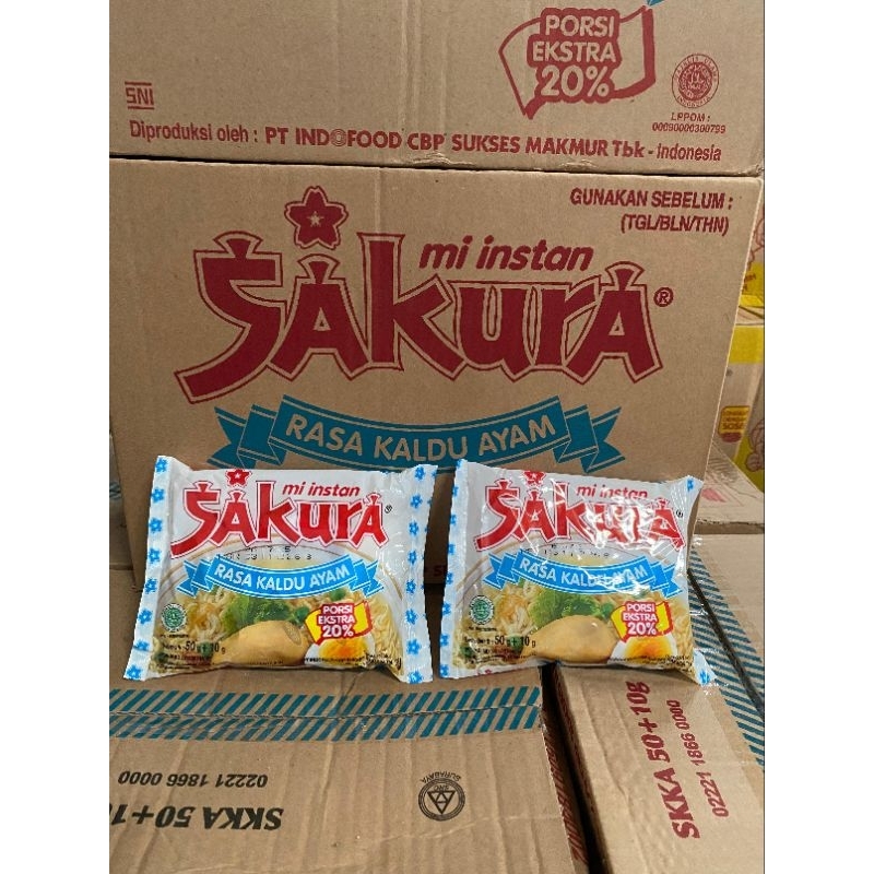 

Mie instan sakura kaldu ayam 60gr ( 1dus isi 40pcs)