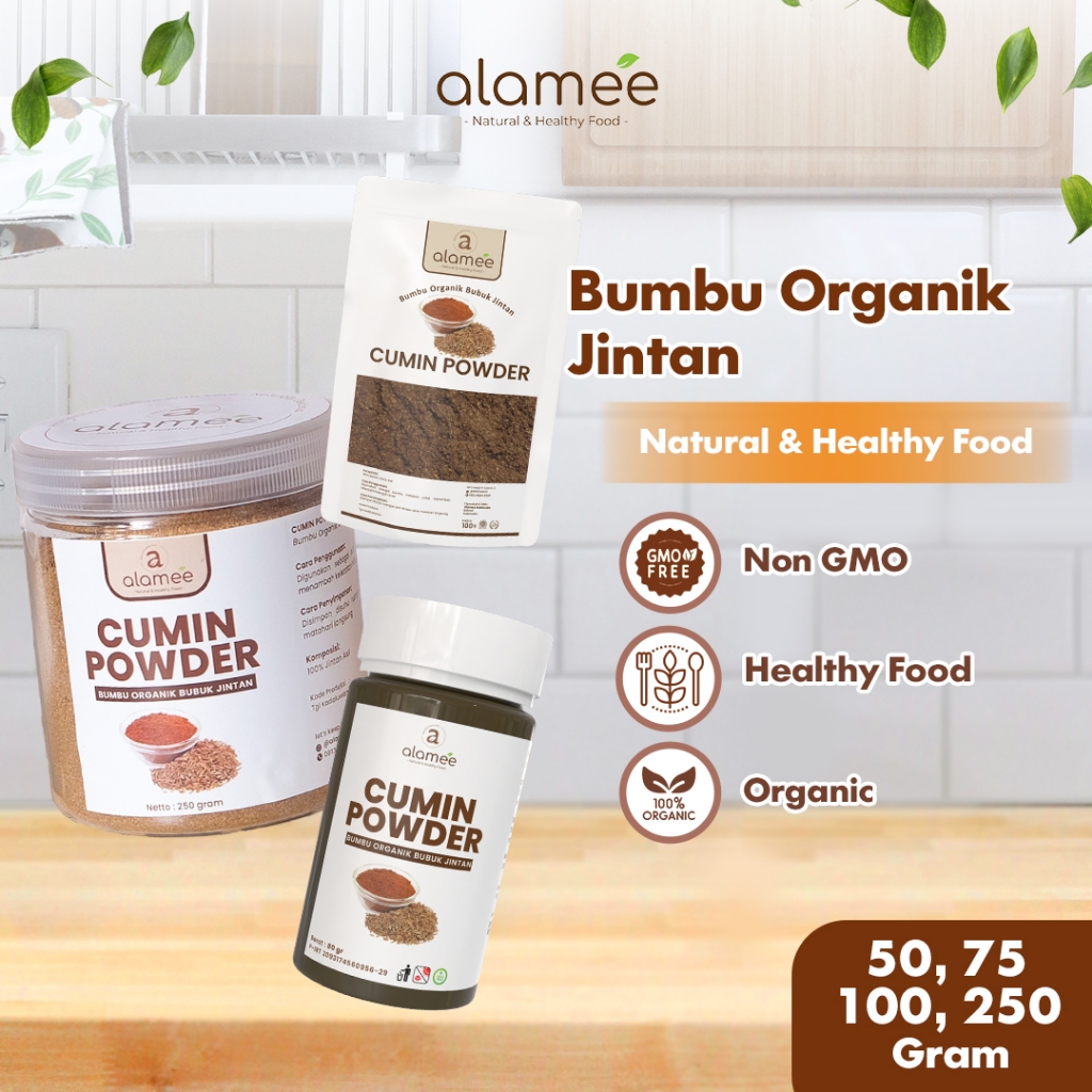 

ALAMEE Bumbu Dapur Jintan Bubuk Cumin Powder Bumbu Dapur Instan Jinten Ground Caraway Rempah Masak