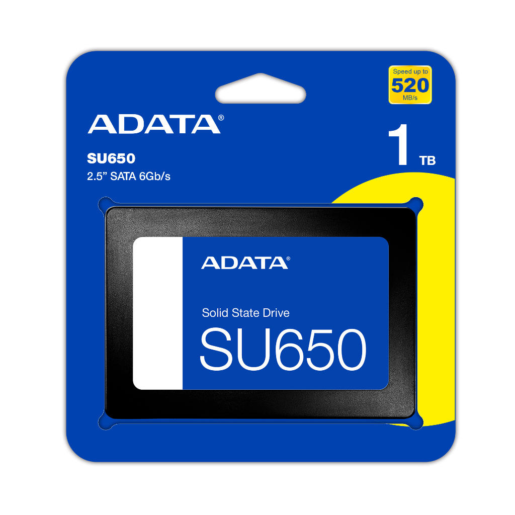 SSD ADATA SU650 1TB/256GB/512GB SATA / SATA SSD 256GB/512GB/1TB ADATA SSD 2.5"