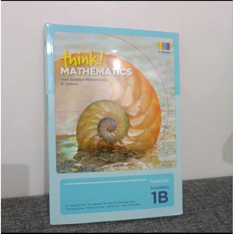 

(Buku ORIGINAL) THINK! Mathematics 1B Textbook (8th edition) Secondary math book
