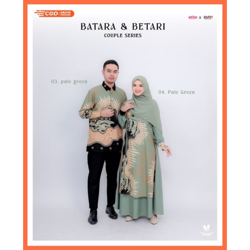 Couple Gamis dan Kemeja Batik Batara Batari Couple Series by Attin