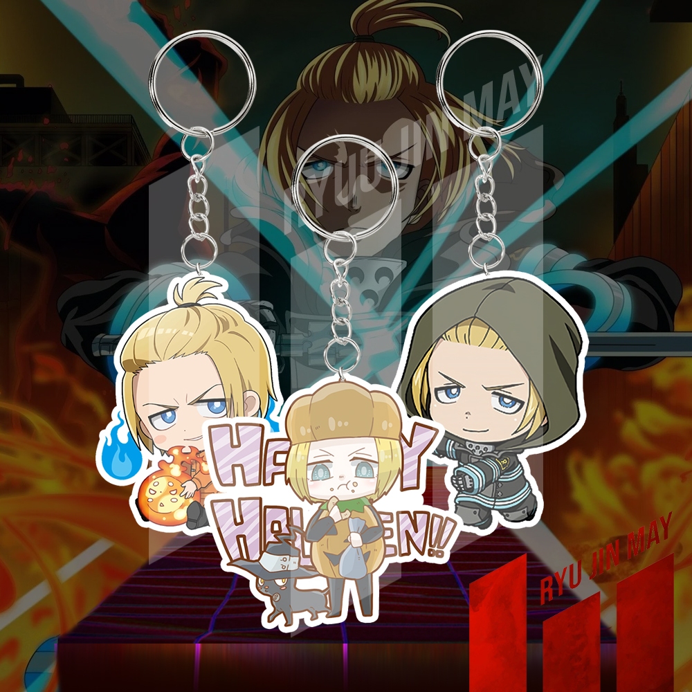 Gantungan Kunci / Keychain / Gantungan HP - Fire Force - Arthur Boyle