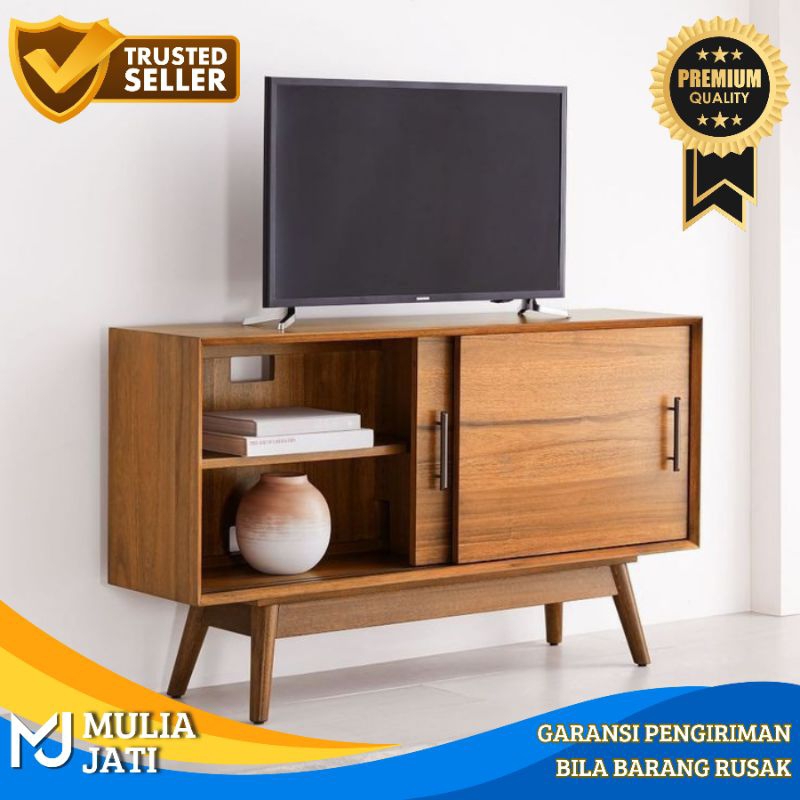 Bufet TV Minimalis / Meja Partisi Kayu Jati / Meja Minimalis Modern / TV Jati Minimalis