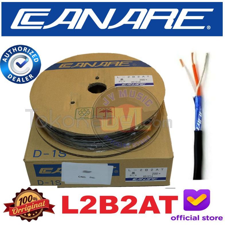 Canare L2B2AT Kabel Audio Original Kabel Audio Dan Microphone Kabel Canare L-2B2AT Asli