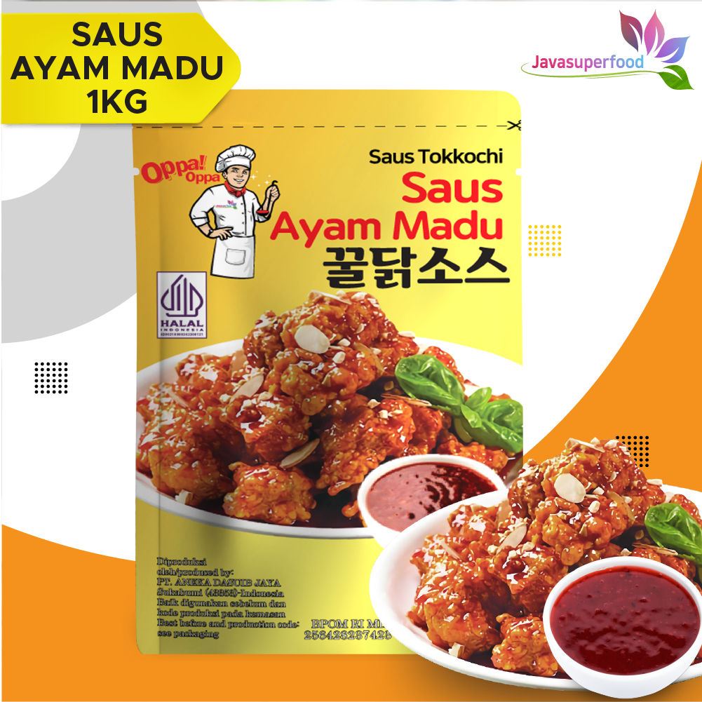 

(HALAL) Saus Instan Saus Ayam Madu 1KG HONEY CHICKEN SAUCE 1KG | Oppa! Oppa