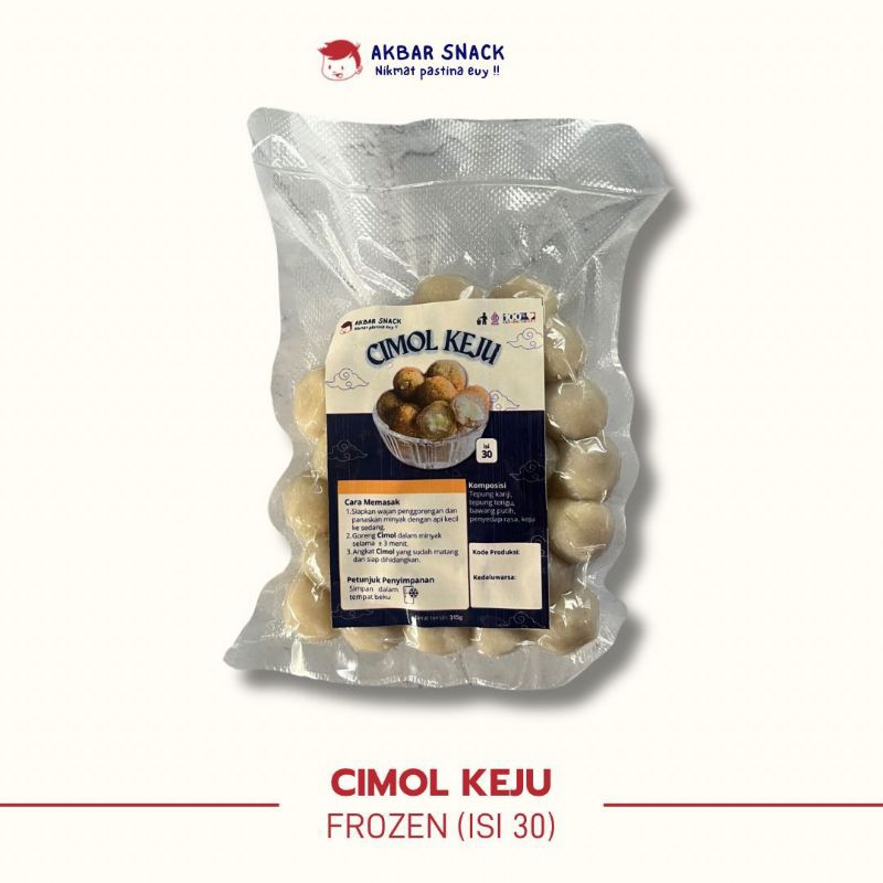 

Cimol keju frozen isi 30pcs