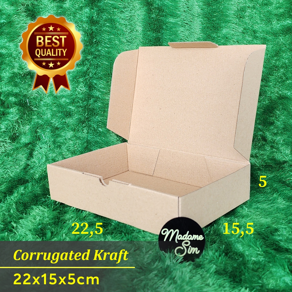 

BOX SNACK - KOTAK SUVERNIR - DUS CORRUGATED 22x15x5 (ISI : 10 PCS)