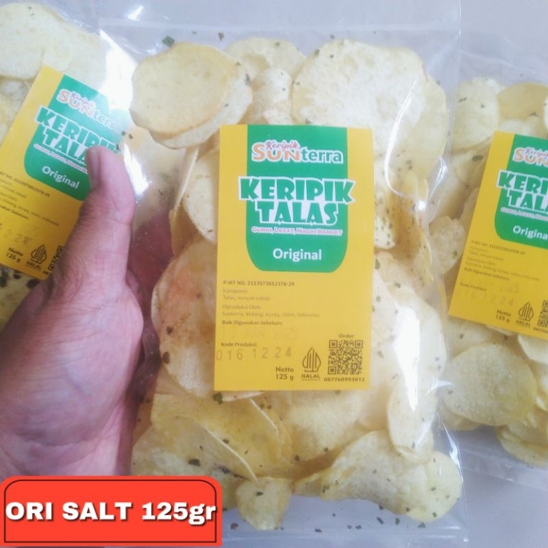 

Keripik Talas Ori Salt (Asin) 125 gr