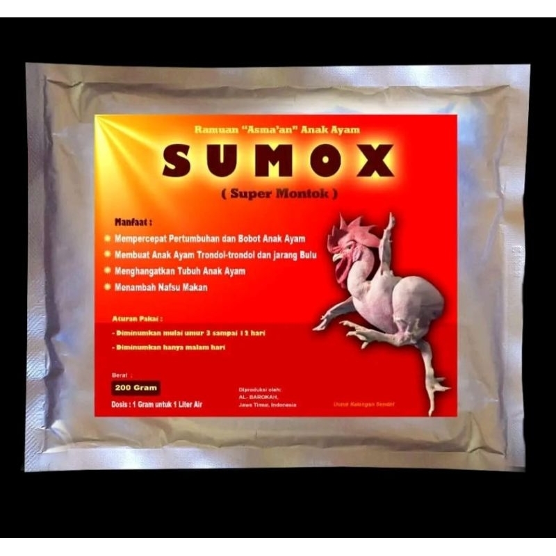 SUMOX VITAMIN MONTOK JARANG BULU