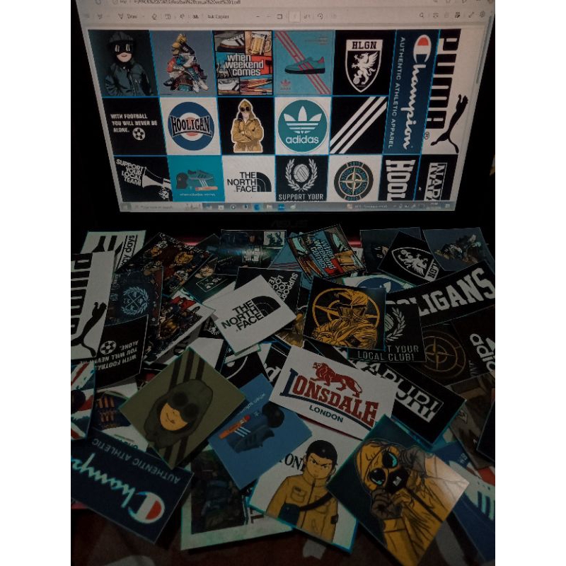 

STIKER CASUAL FOOTBALL ISI 47pcs