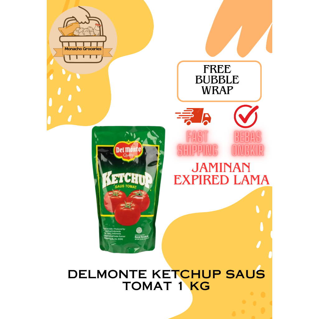 

Delmonte Ketchup saus Tomat 1 kg