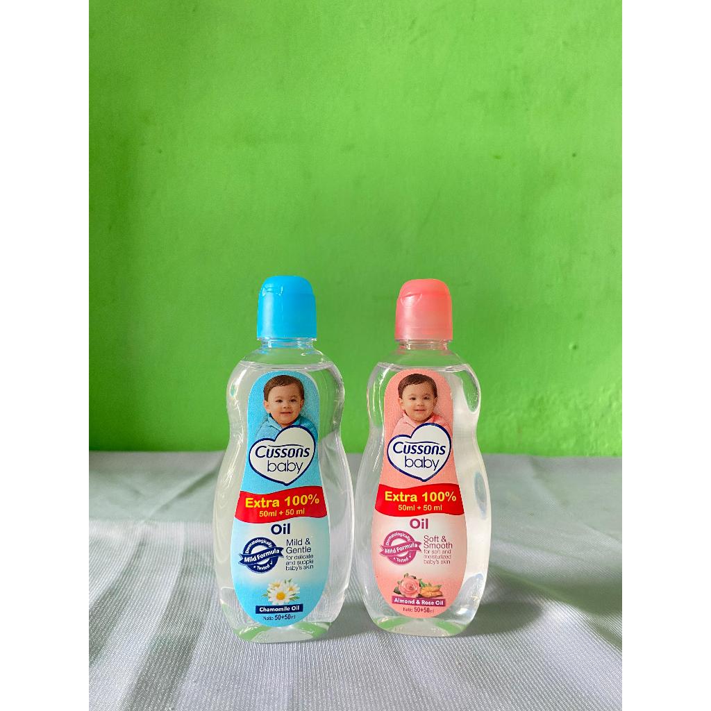 CUSSONS BABY OIL 50ML + 50ML EKSTRA 100%