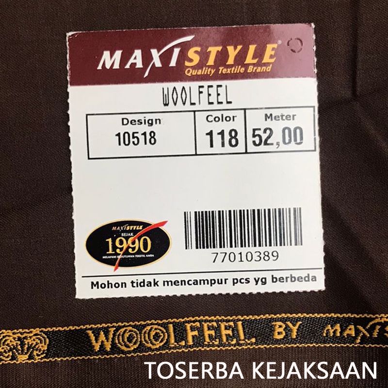 BAHAN KAIN SERAGAM KEJAKSAAN SEMIWOOL WOOLFEEL