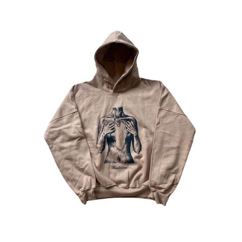 Praedae Studio - Norlene Beige Hoodie