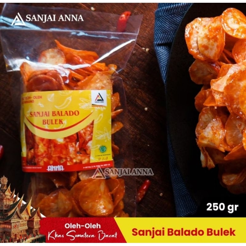 

sanjai Balado bulat pedas manis 250gr