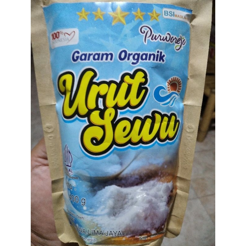 

GARAM ORGANIK URUT SEWU