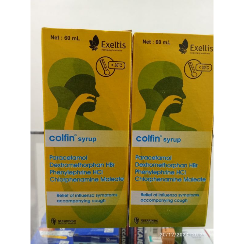 

Colfin Sirup obat batuk pilek