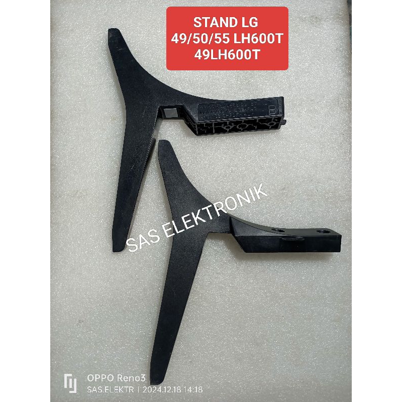 STAND BRACKET KAKI PEDESTAL DUDUKAN TV LED LG 43/49/50/55 UF68/83 43UF68 43UF680 49LH600T 49LH600 T 